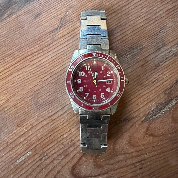 Swiss Army Red Face Watch - Picture 2 of 5
